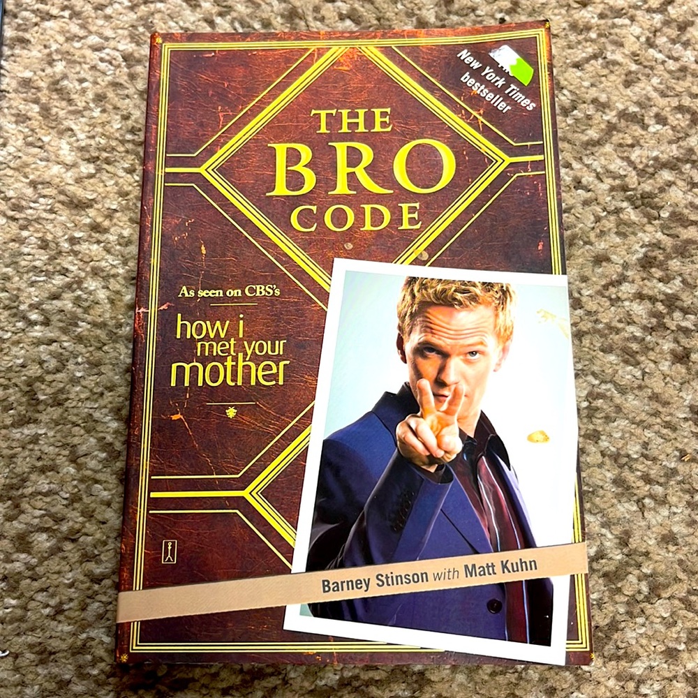 The bro code as seen on CBS’s how I Met your mother paperback book